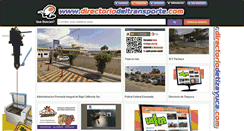 Desktop Screenshot of directoriodeltransporte.com